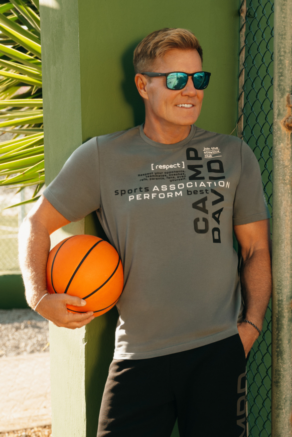 T-Shirt mit Rubber Print