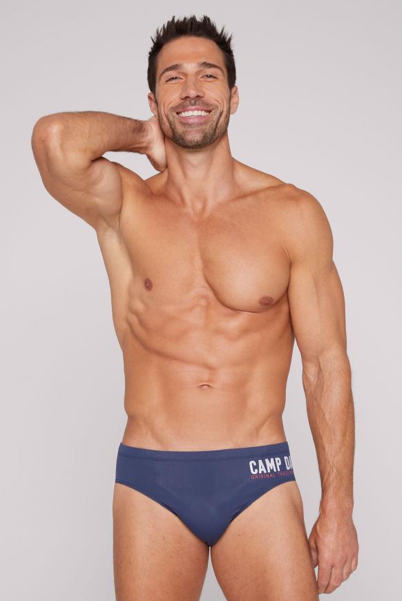 Beachslip mit Logo Print ocean navy