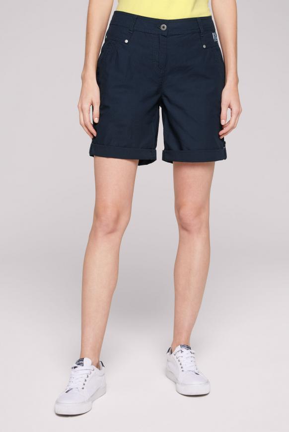 Bermuda-Shorts mit Turn-Up-Saum pacific navy
