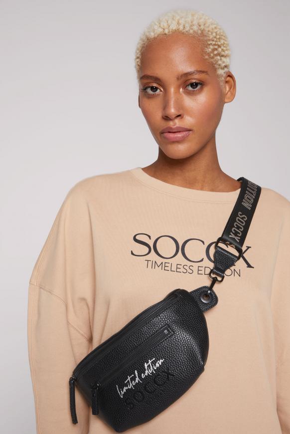 Crossbody Bag mit Logo-Gurt black