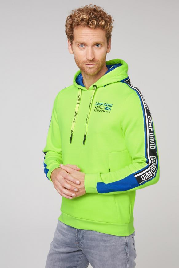 Hood Soccx Jacke Neon Camp David Pullover