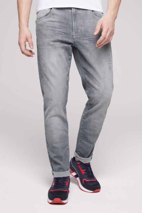 Jeans MA:X mit Destroy-Effekten grey used