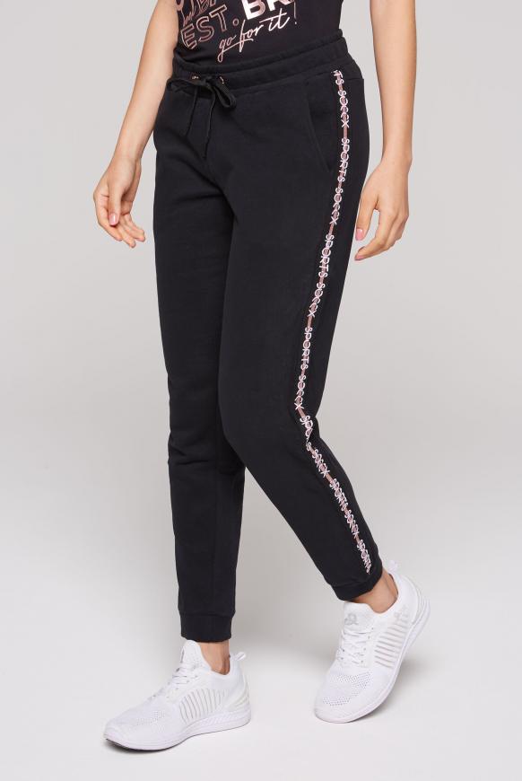 Jogginghose mit Logo Tape an den Seiten