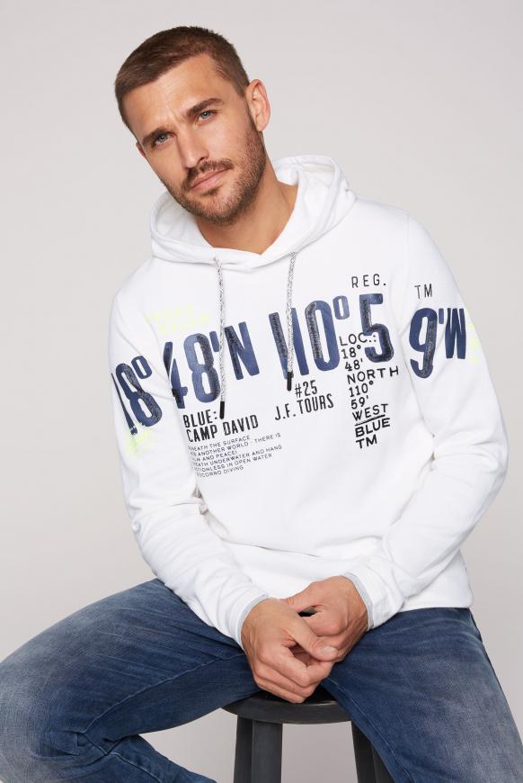 Kapuzenpullover mit Saum-Layering