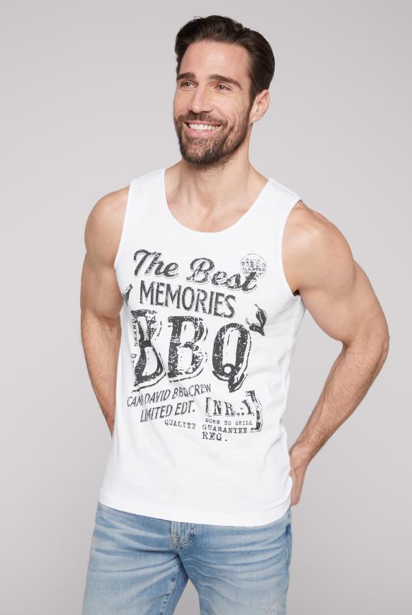 Muskelshirt mit Barbecue Print