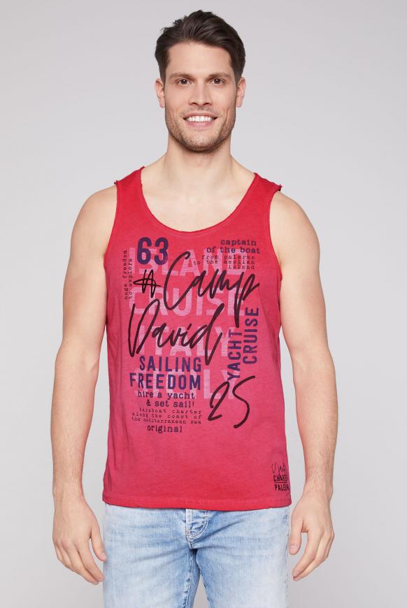 Muskelshirt mit Used-Kanten