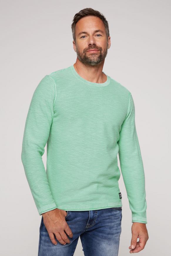 Pullover mit Used-Optik sea green