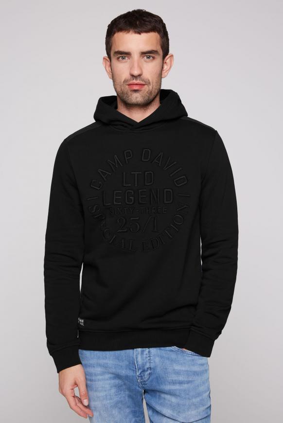 Special Hoodie mit 3D-Stickereien black