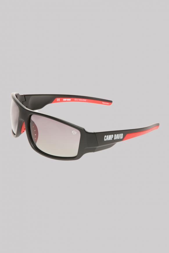 Sport-Sonnenbrille polarisiert black / red