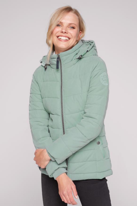 Steppjacke mit abtrennbarer Kapuze frosted lake