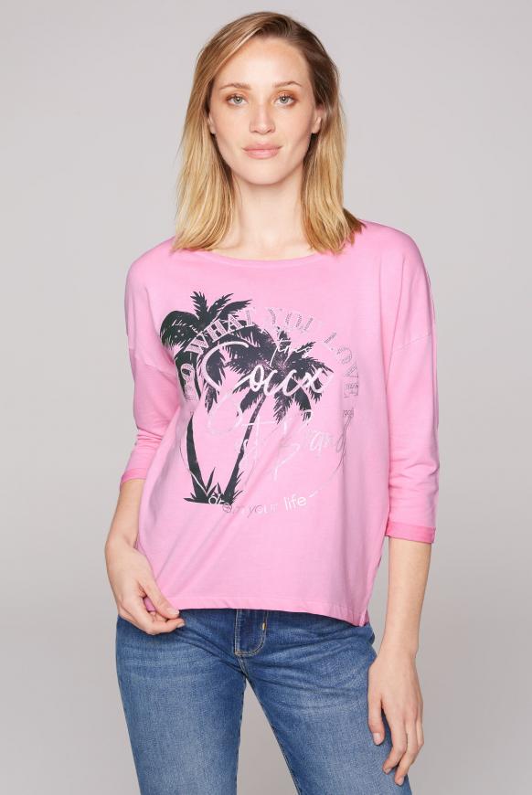 Sweatshirt mit 3/4-Arm und Artwork