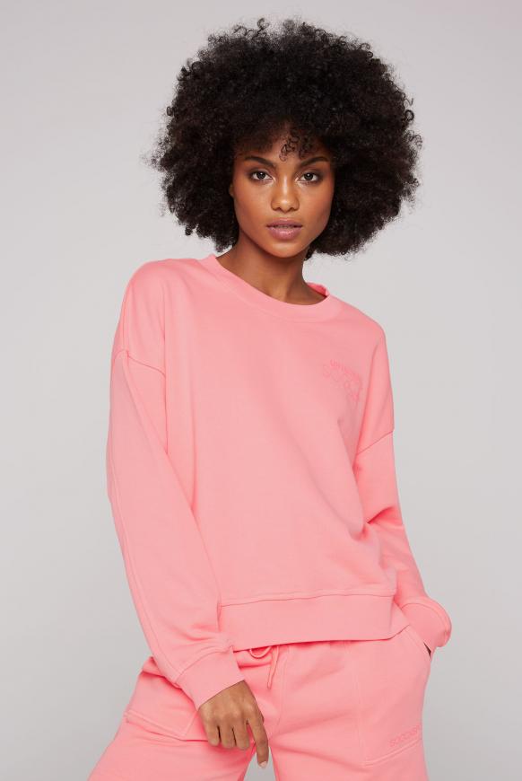 Sweatshirt mit Rücken-Print peachy rose