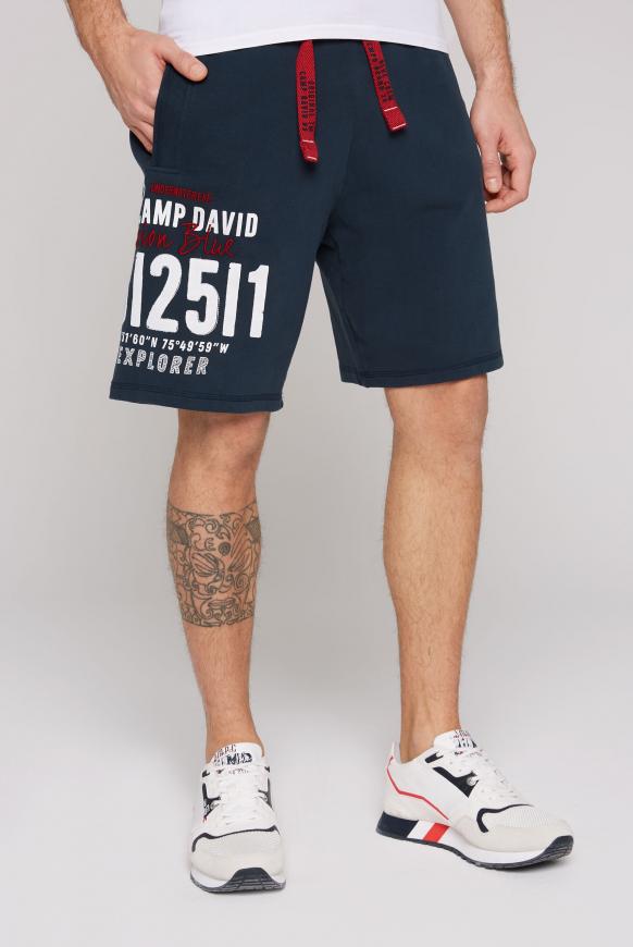 Sweatshorts mit Logo Artwork ocean navy