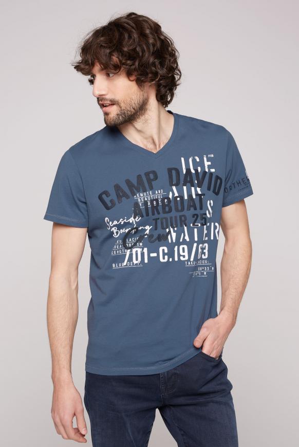 T-Shirt mit Logo Artworks dark sky