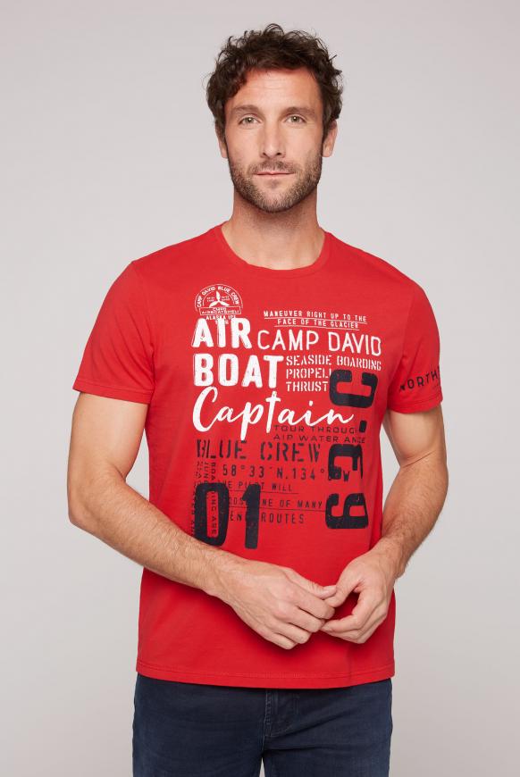 T-Shirt mit Logo Artworks mission red