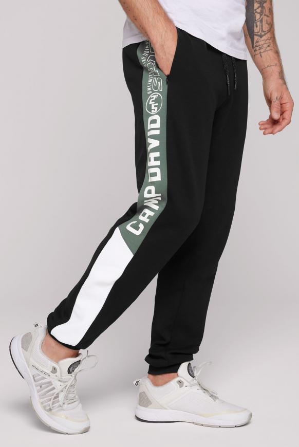 Trainingshose mit Colour-Blocking black