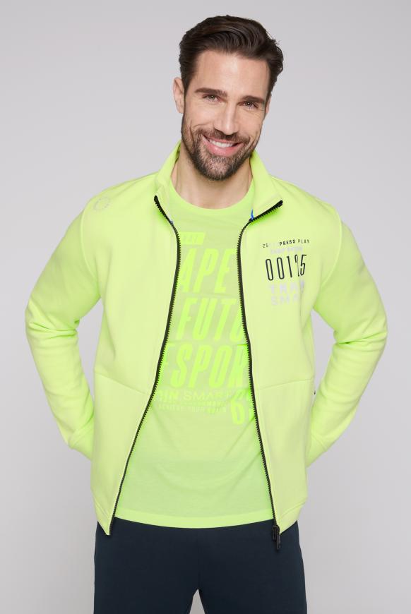 Trainingsjacke mit Rücken-Artwork running green