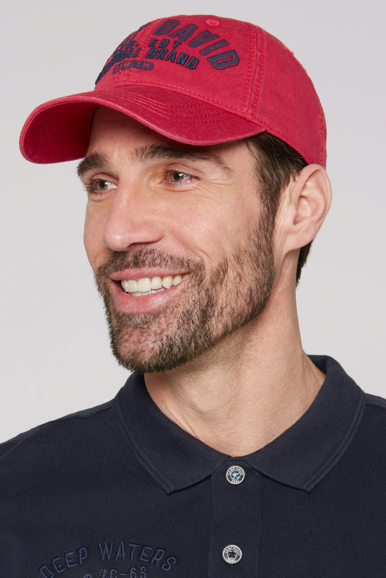 Base Cap mit Logo Artwork nautical red