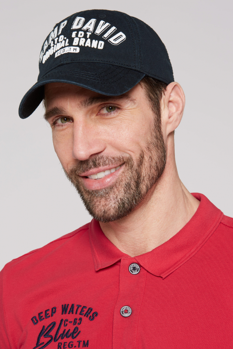 Base Cap mit Logo Artwork blue navy