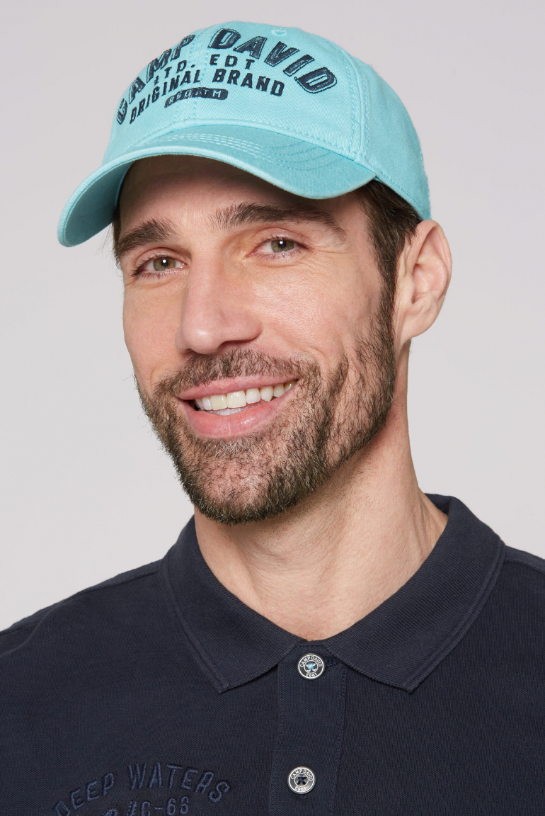 Base Cap mit Logo Artwork fresh aqua