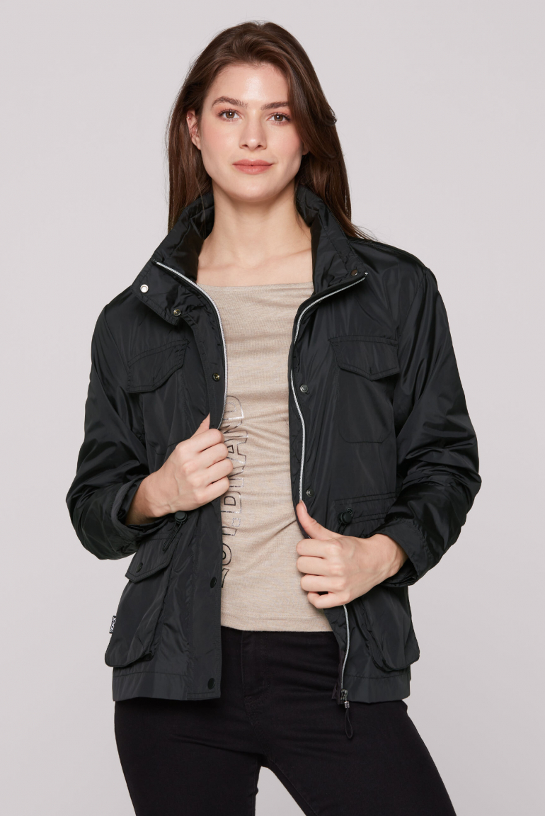 Fieldjacket mit Klappentaschen black