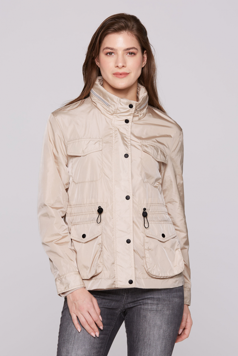 Fieldjacket mit Klappentaschen chai tea