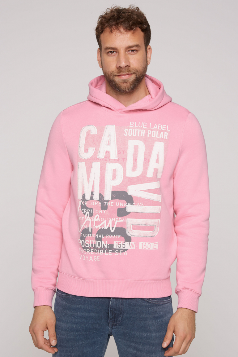 Hoodie mit Logo Artwork faded pink