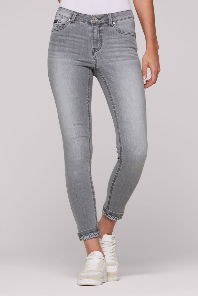 Jeans MI:RA Slim Fit light grey random
