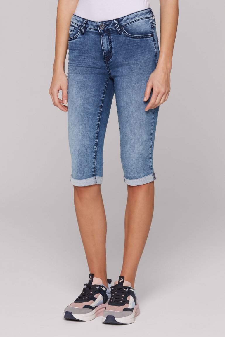 Jeans Shorts RO:MY Regular Fit mid blue jogg