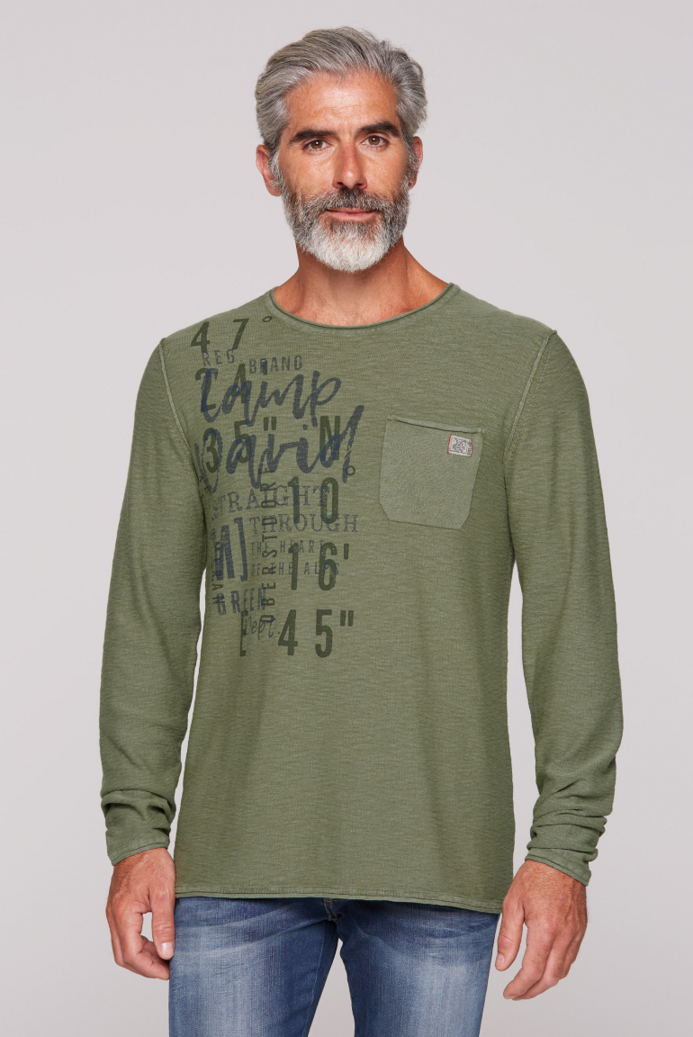 Pullover im Vintage Look sage green