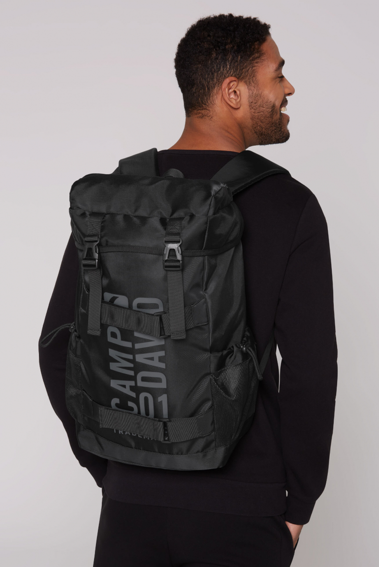 Rucksack mit Logo Design black