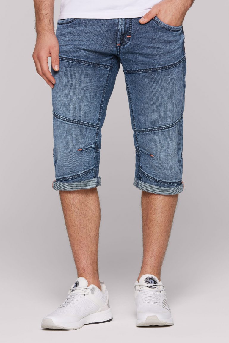 Skater Jeans HE:RY Regular Fit dark blue structure jogg