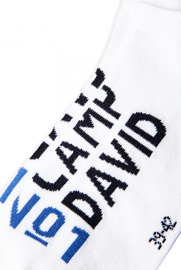 Sneakersocken mit Intarsia-Logo, 3er-Pack white