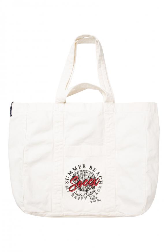 Beach Bag mit Logo Print