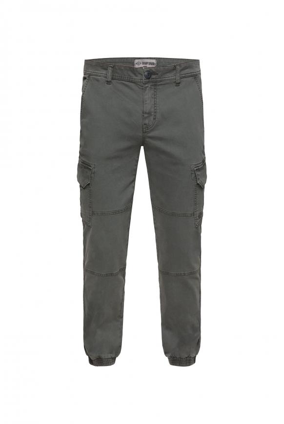 Cargohose mit tonigen Seitentapes dark olive