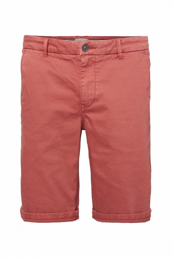Chino Shorts mit Wasch-Effekten red sand