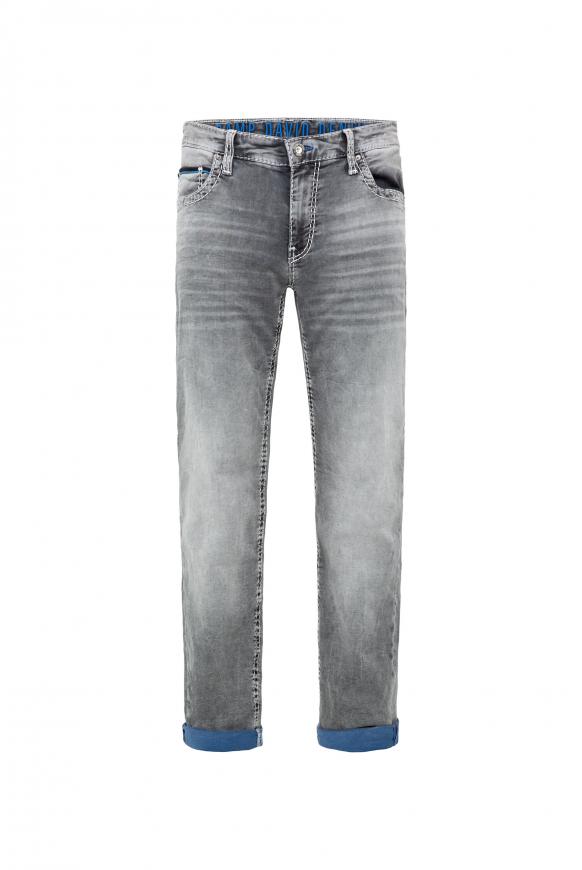 Jeans CO:NO mit gefärbter Innenseite blue grey used