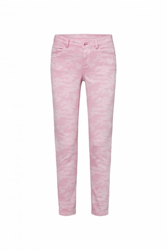 Jeans MI:RA mit All Over Print pink shell
