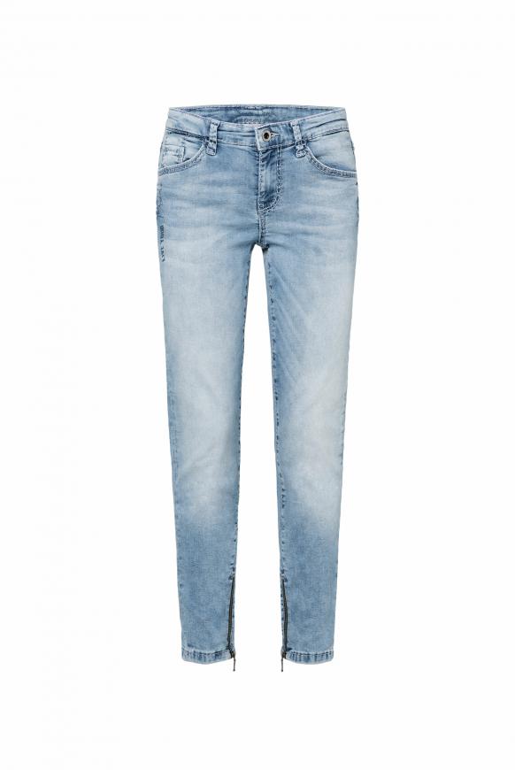 Jeans MI:RA mit Back Prints blue used