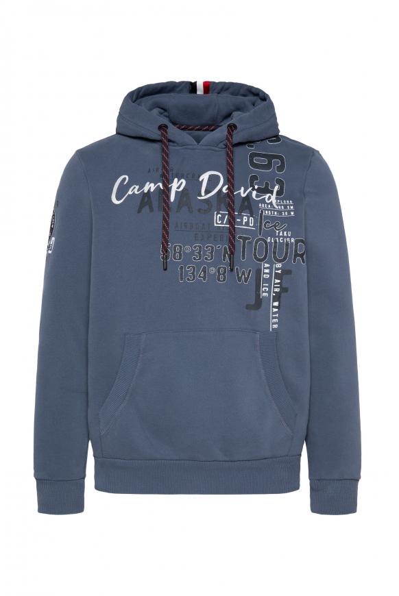 Kapuzensweatshirt mit Logo Artworks dark sky