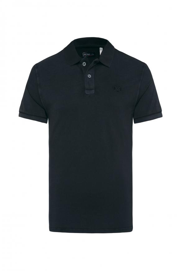 Poloshirt aus Pikee mit Logostick black