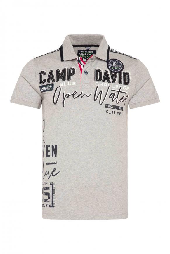 Herren Bekleidung Shirts Poloshirts INT XXL Camp David Herren Poloshirt Gr 