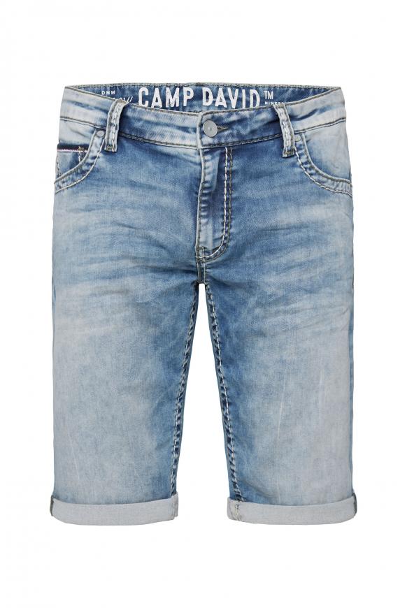 Skater Jeans Shorts CO:NO medium blue