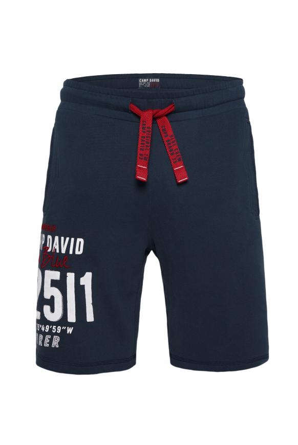 Sweatshorts mit Logo Artwork ocean navy