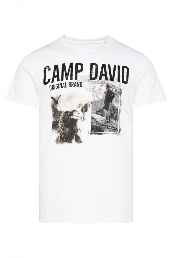 T-Shirt mit Photoprint opticwhite
