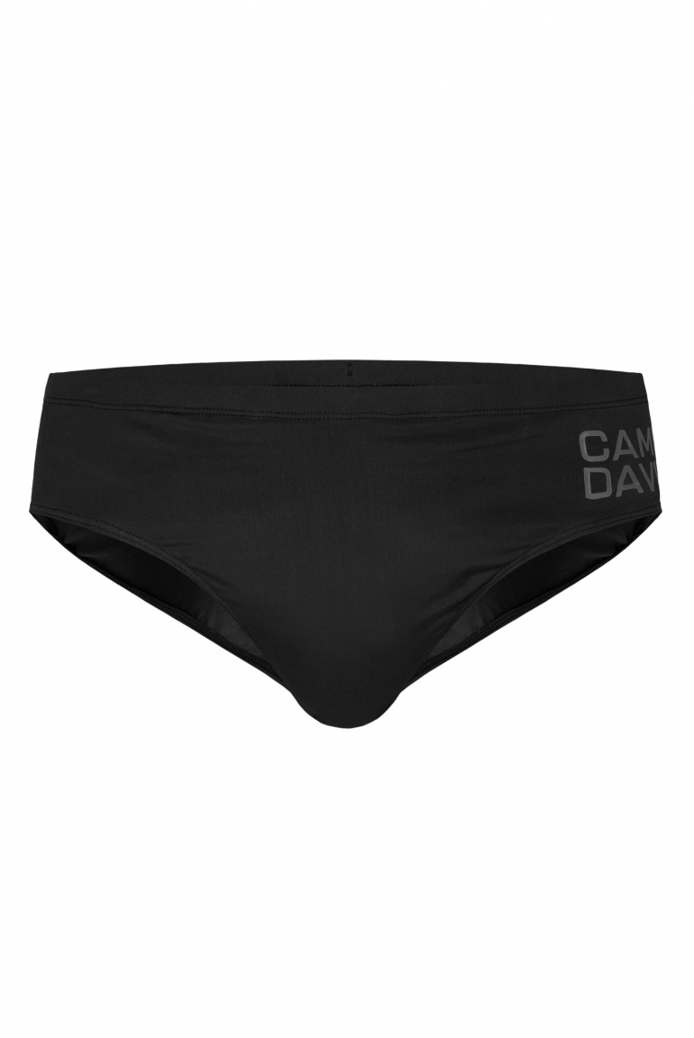 Badeslip mit Logo Print black