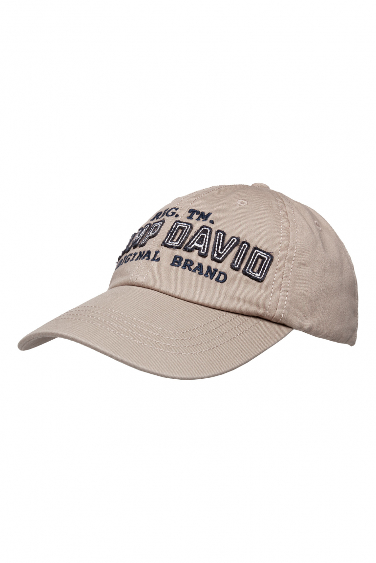 Base Cap mit Logo-Applikation sand