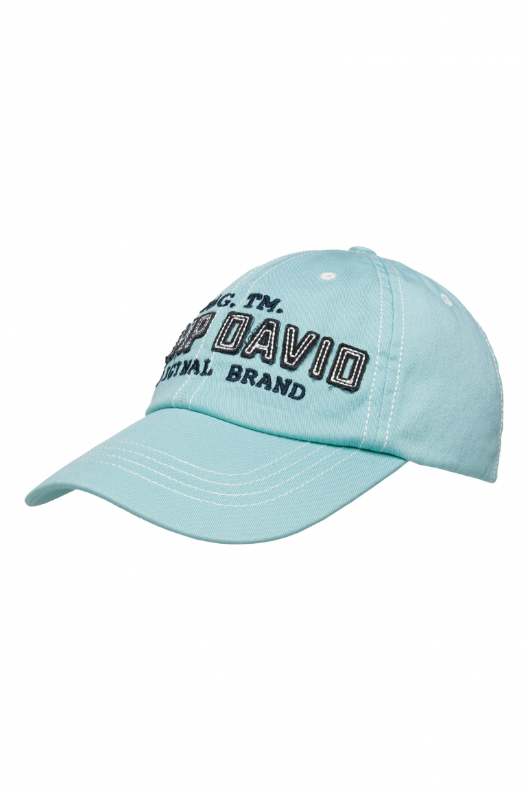 Base Cap mit Logo-Applikation sea mint