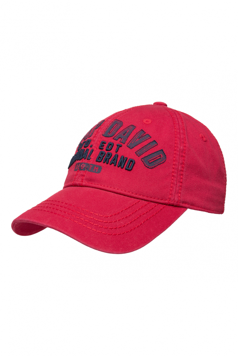 Base Cap mit Logo Artwork nautical red