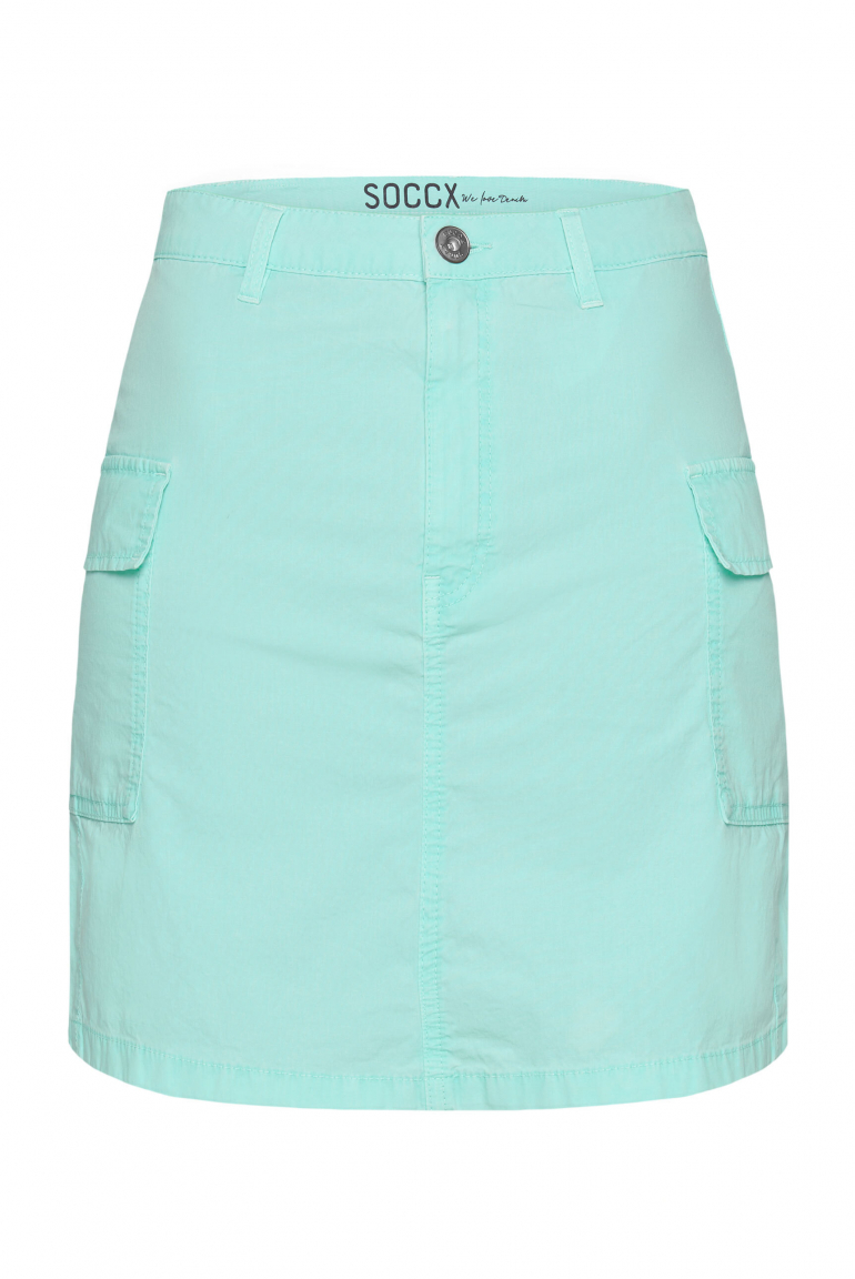 Basic Cargo Rock mit Klappentaschen aqua splash